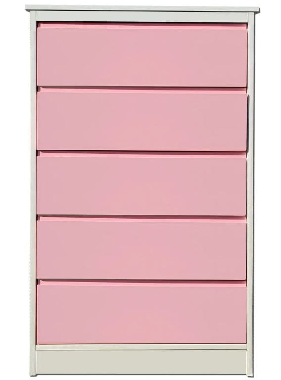 Cajonera Rosado Pastel 5 cajones Minimal