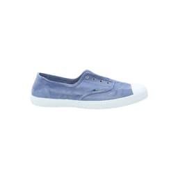 Zapatilla Algodon Org Mujer Greece Celeste Azul 36