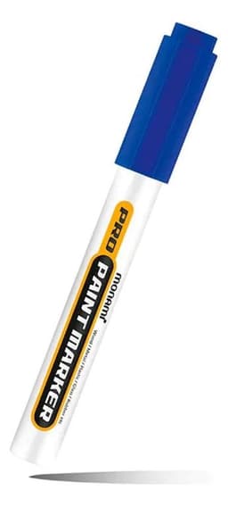 Marcador Paint Oleo Azul