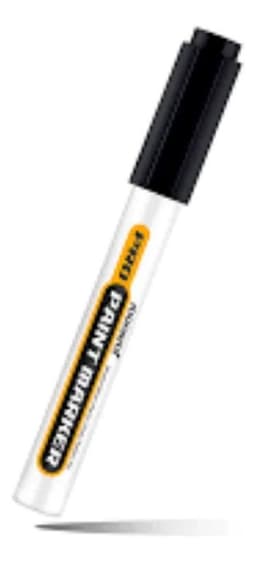 Marcador Paint Oleo Negro