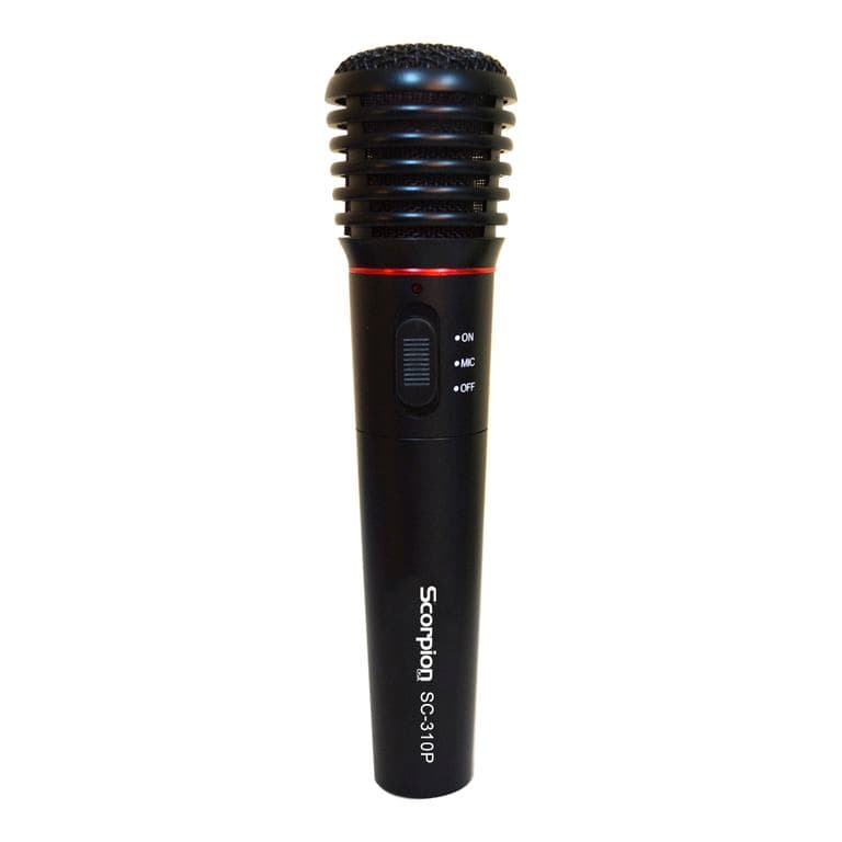 MICROFONO ALAMBRICO E INALAMBRICO PLASTICO SC-310P