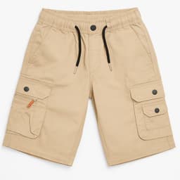 Bermuda Short Casual Cargo Ninos Moda Urbana Beige 6