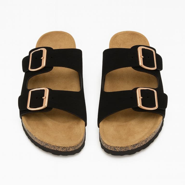 Sandalias Chalas Mujer Moda Verano Elegantes Y Comodas Negro 36