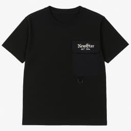 Polera Cargo New Star Bolsillo Estilo Streetwear Negro 10