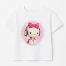 Polera Infantil Rosada Estampado Personaje Blanco 4