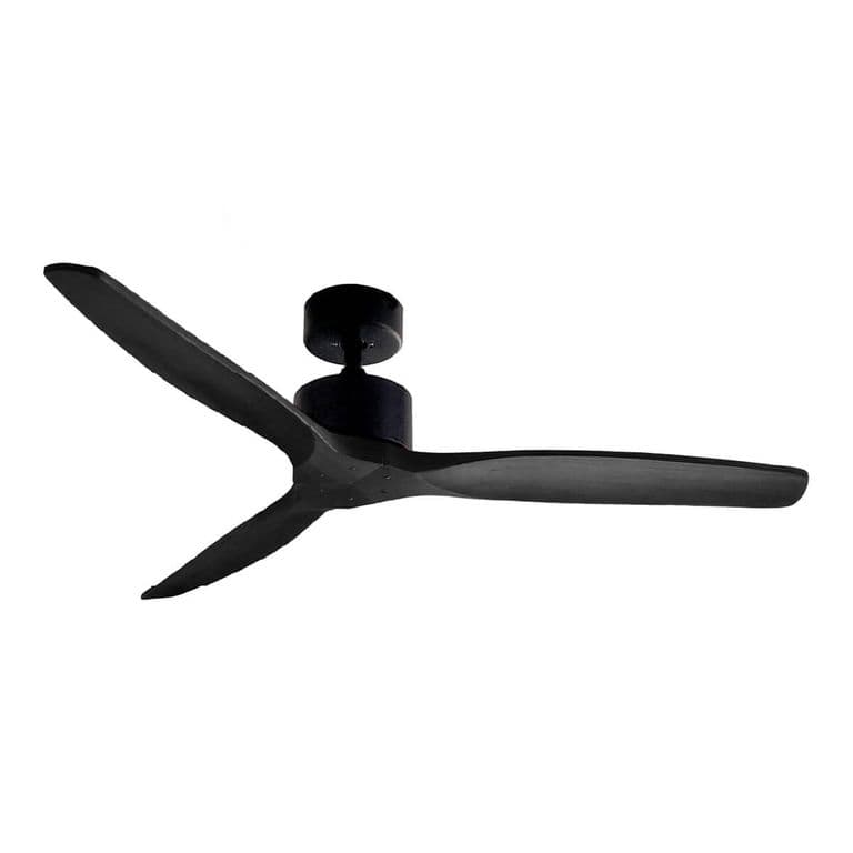 Ventilador de Techo Aviador Negro Ajustable 52