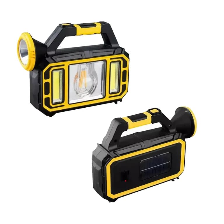 Linterna Led Solar Con 3 Modos Recargable Emergencia