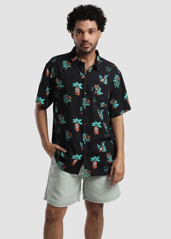 Guayabera Tuna Negro M
