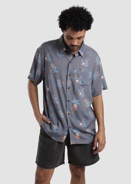 Guayabera Tuna Azul XL