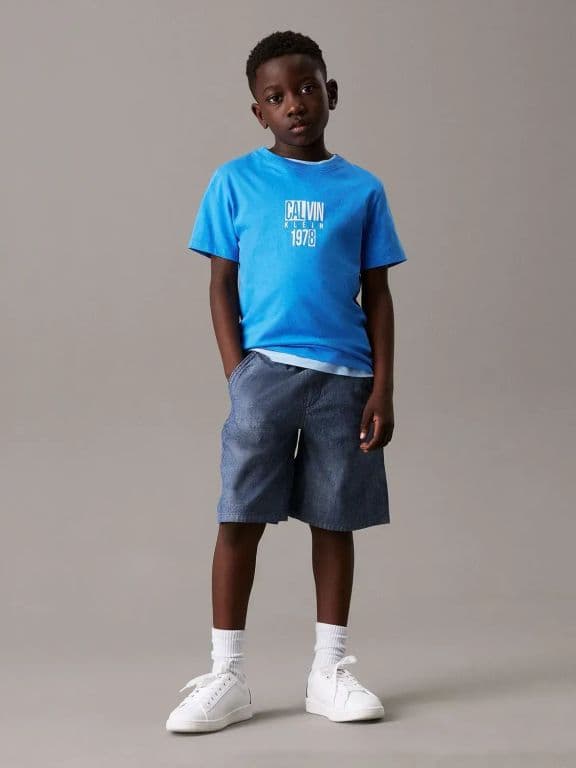Short Nino Cambray Azul Azul 6