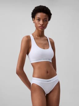 Bralette Cotton Modal Rib Blanco Blanco S