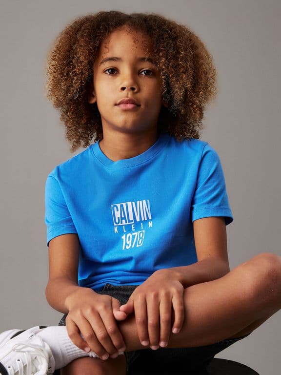 Polera Nino Good Level Regular Azul Azul 8