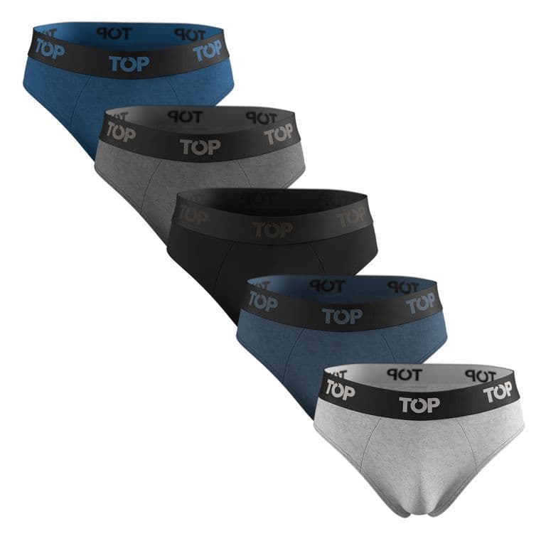 Slip Algodon Pack 5 C9 Multicolor S