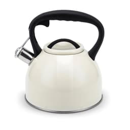 Tetera Acero Inoxidable Con Silbato 3L Crema
