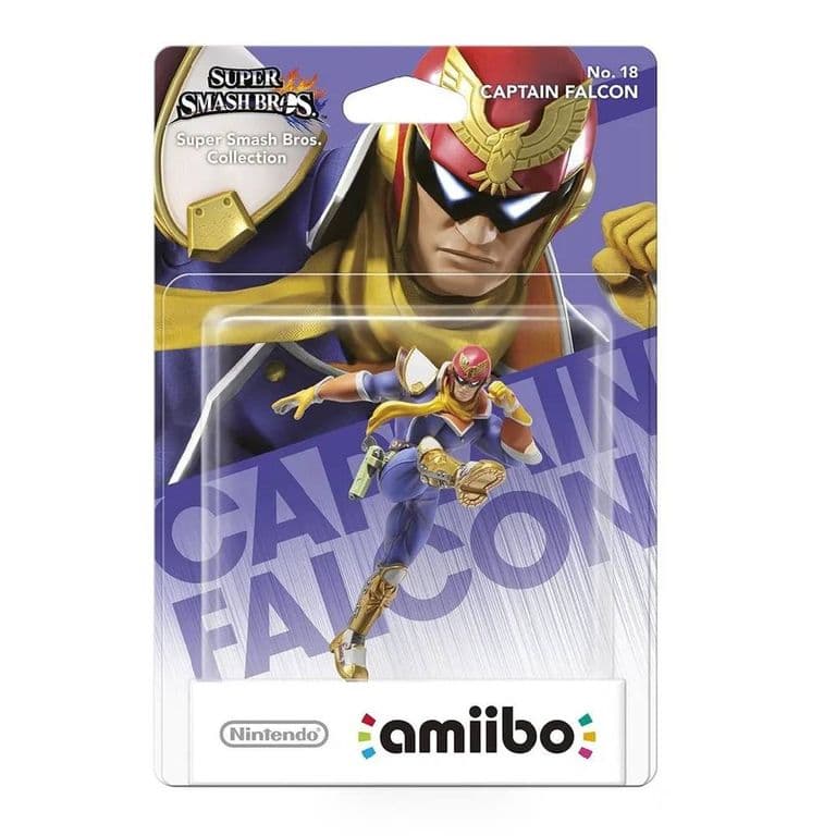 Figura Amiibo Captain Falcon - Smash Bros - Sniper