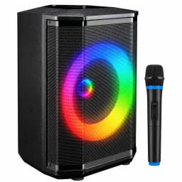 Parlante Bluetooth Flaming Chroma RGB 40W RMS cMic Wireless Negro