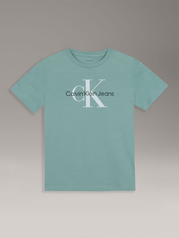 Polera Unisex CK Monogram Verde Verde 14
