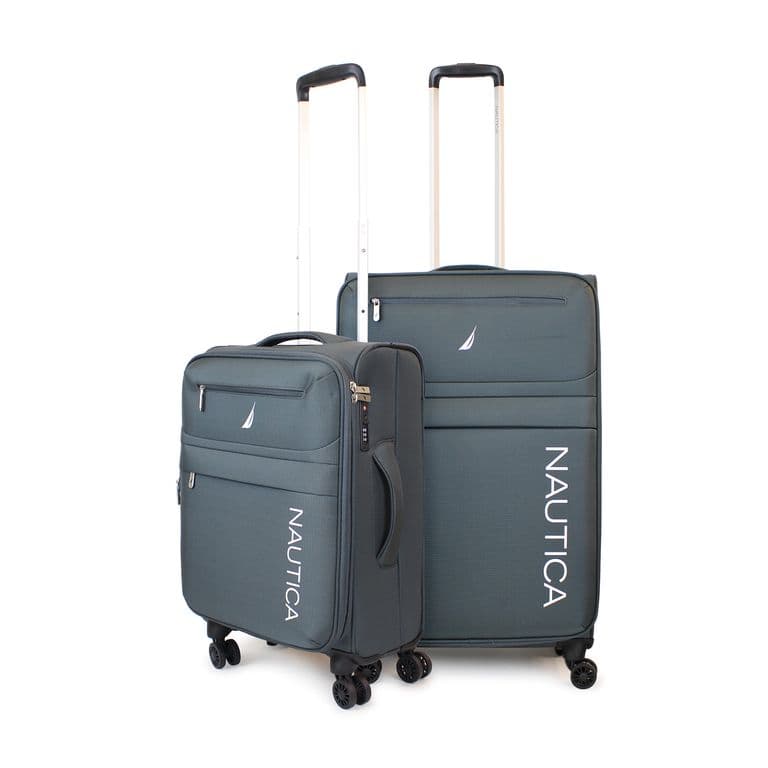 Pack 2 maletas blanda de tela S+M Munich 10k y 20k gris Gris M