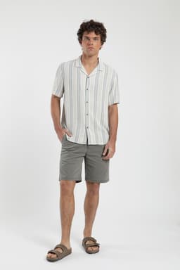 Short Classic Hombre - Algodon Organico Gris S