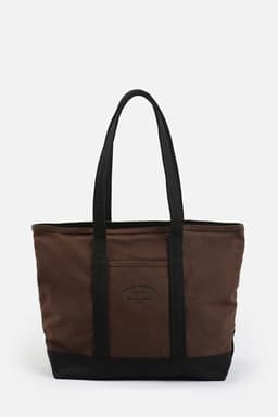 Bolso Tote Cafe-Algodon Cafe TALLA UNICA