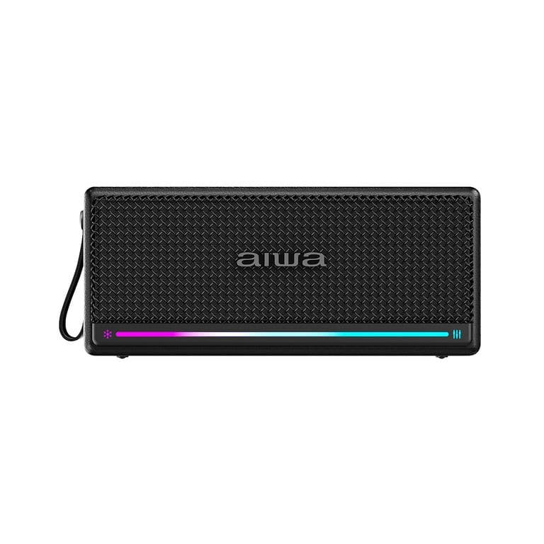 Parlante Bluetooth Vintage Portatil Con Funcion Tws 40w Awq6 Negro