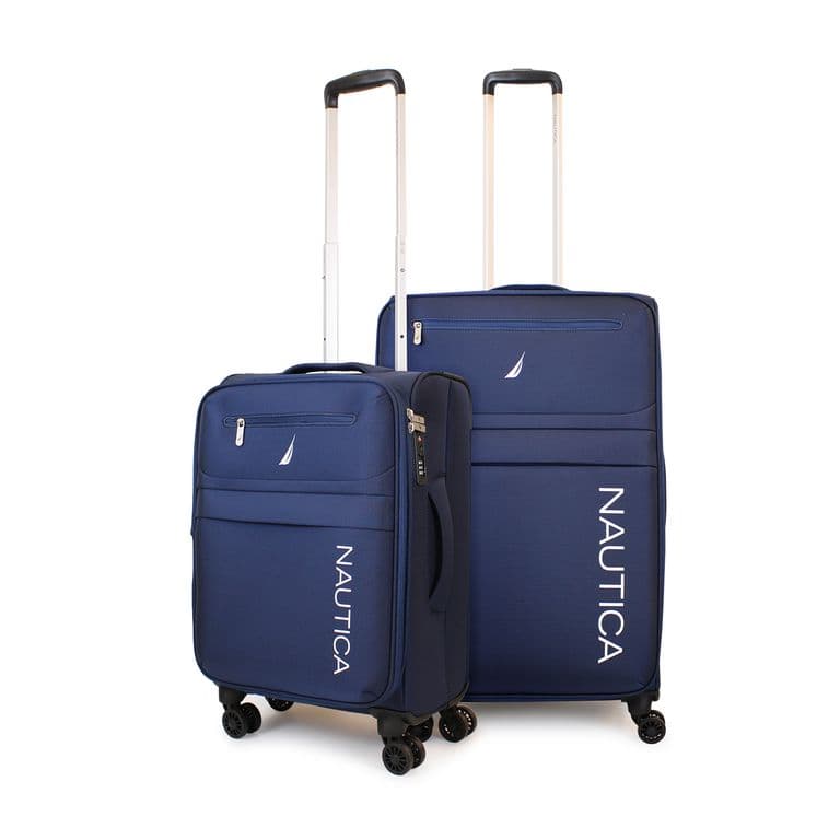 Pack 2 maletas blanda de tela S+M Munich 10k y 20k azul Azul M
