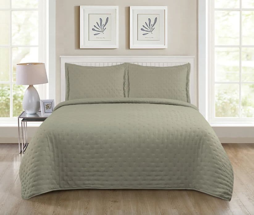 Quilt Roma 2 Plazas Temporada Primevera -verano OLIVO