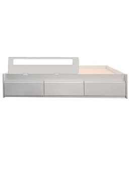 Cama Infantil Montessori tres cajones 1.5 Plazas - Linea Minimal Blanca