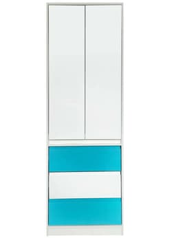 Closet - Linea Minimal 3 Cajones Calipso-Blanco-Calipso