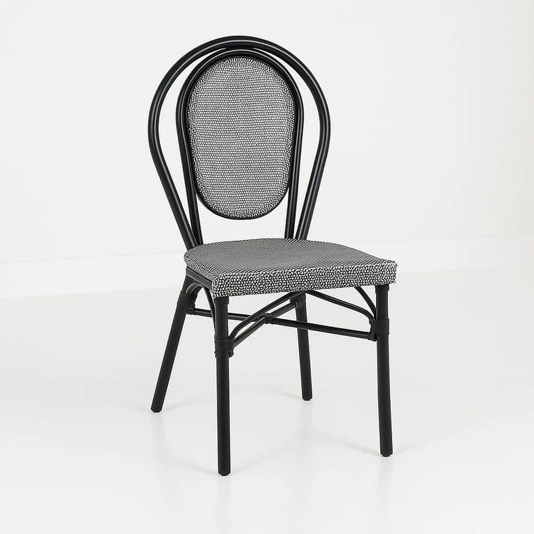 Silla Provence Parisina Rattan - Gris Claro Gris claro