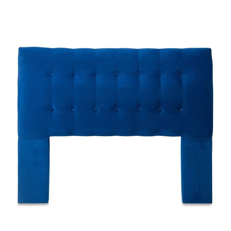 Respaldo 2 Plazas Felpa Azul Marino Cp Seve