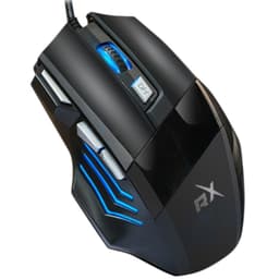 Mouse Ergonomico RX-0047 RGB - 7 Botones - 2400 DPI