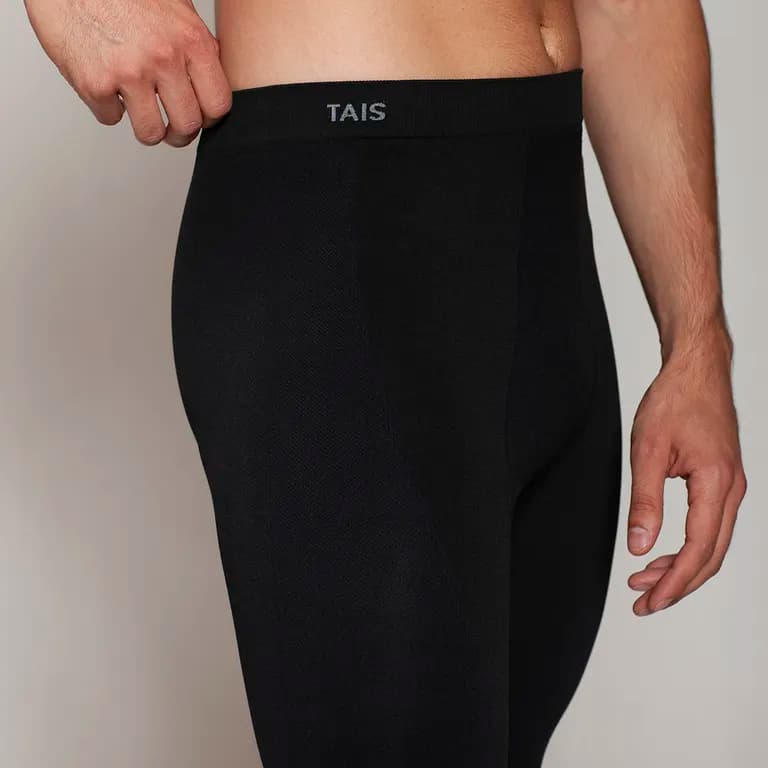 Calza Larga Cobre Primera Capa Compresion Negro M