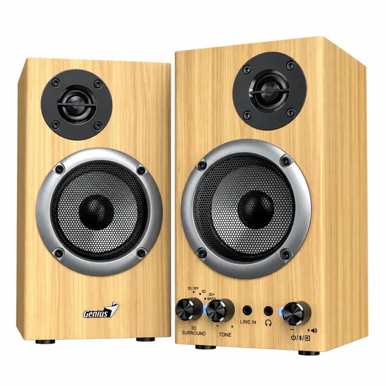 Parlantes Monitores Stereo 20W Audio3D HF520 Bluetooth Cafe