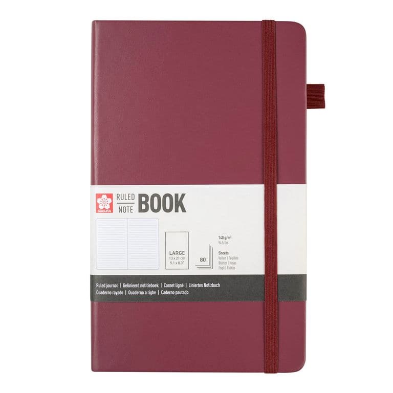 Libreta Hoja Crema con Lineas 13x21cm