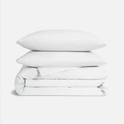 Funda Plumon Percal Super King Blanco Blanco SUPER KING