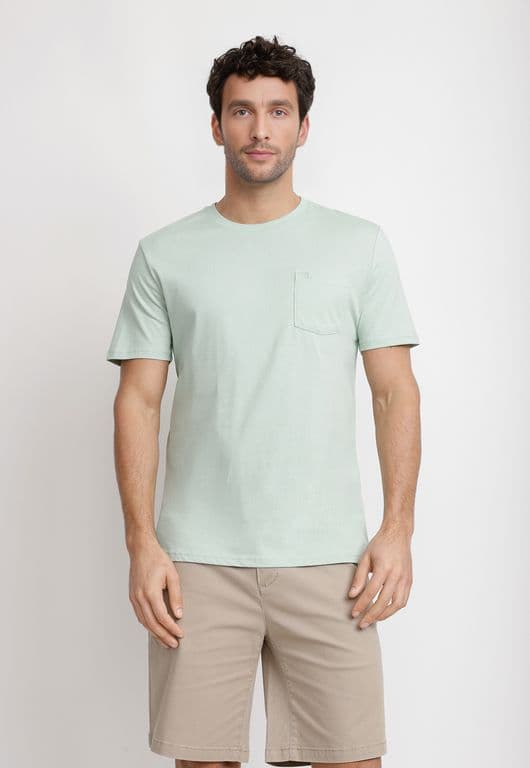 Polera Cuello C Algodon Pima Marcus Menta Menta S