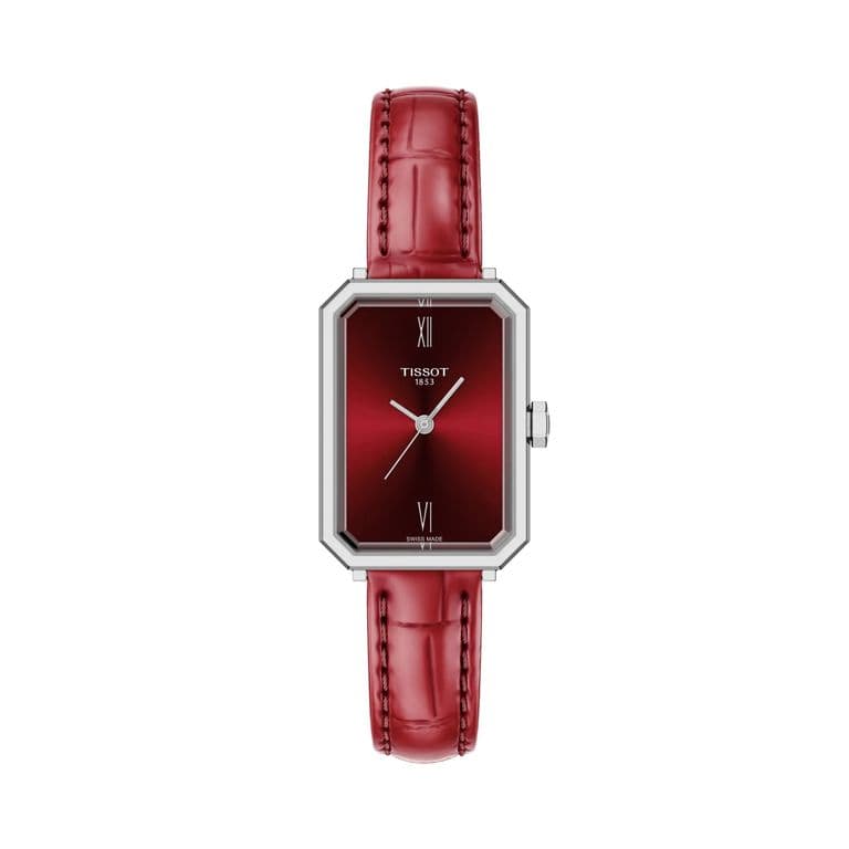 Reloj SRV Cuero Burdeo Rojo TALLA UNICA