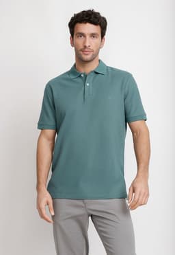 Polera Polo Pique Algodon Marini Verde Verde S