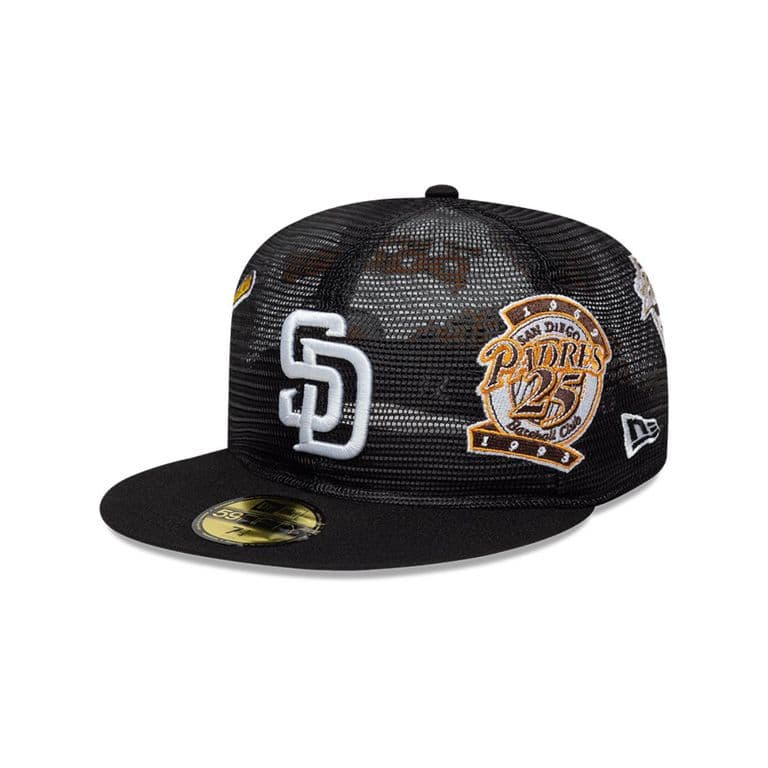 Gorra 59Fifty San Diego Padres Aop Mesh Black Negro 7