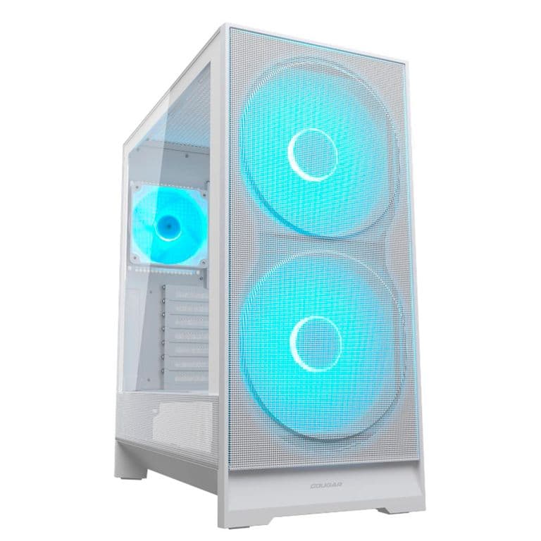 Gabinete Gamer Airface 180 White 3 ventiladores incluidos
