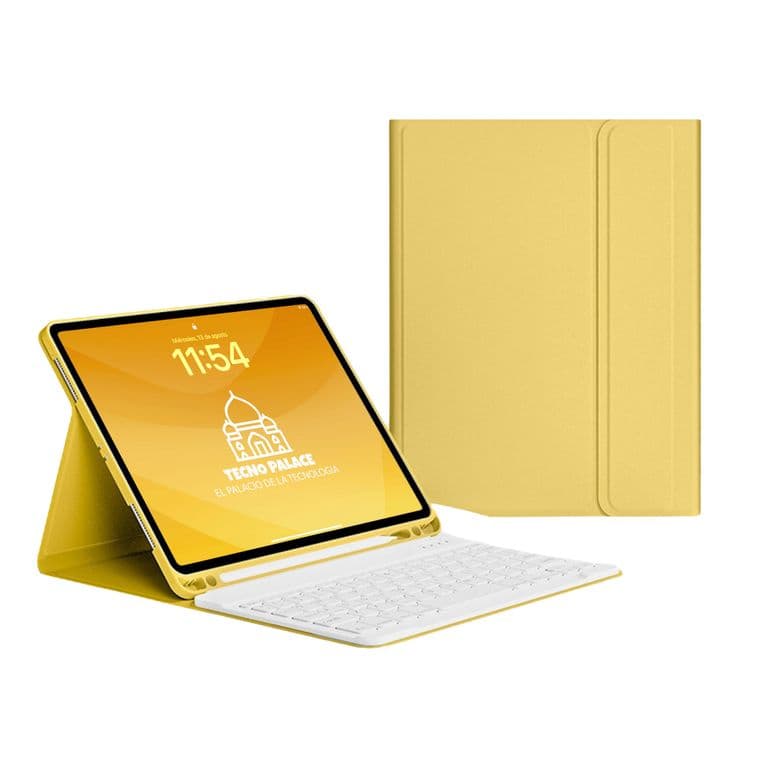 Fundas Con Teclado B Premium Para iPad Air 13 M2 / M3 - 12.9 - letra N
