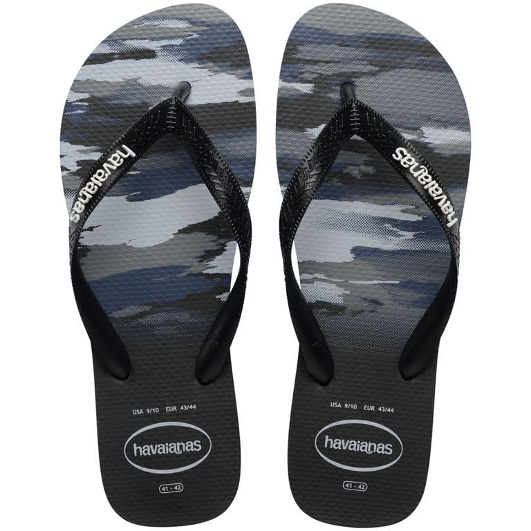 Sandalia Hombre Top Camu Negro Negro 39-40