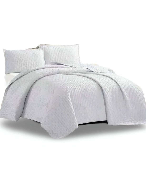 CUBRECAMA QUILT TUFTING DE LUJO SUAVE KING
