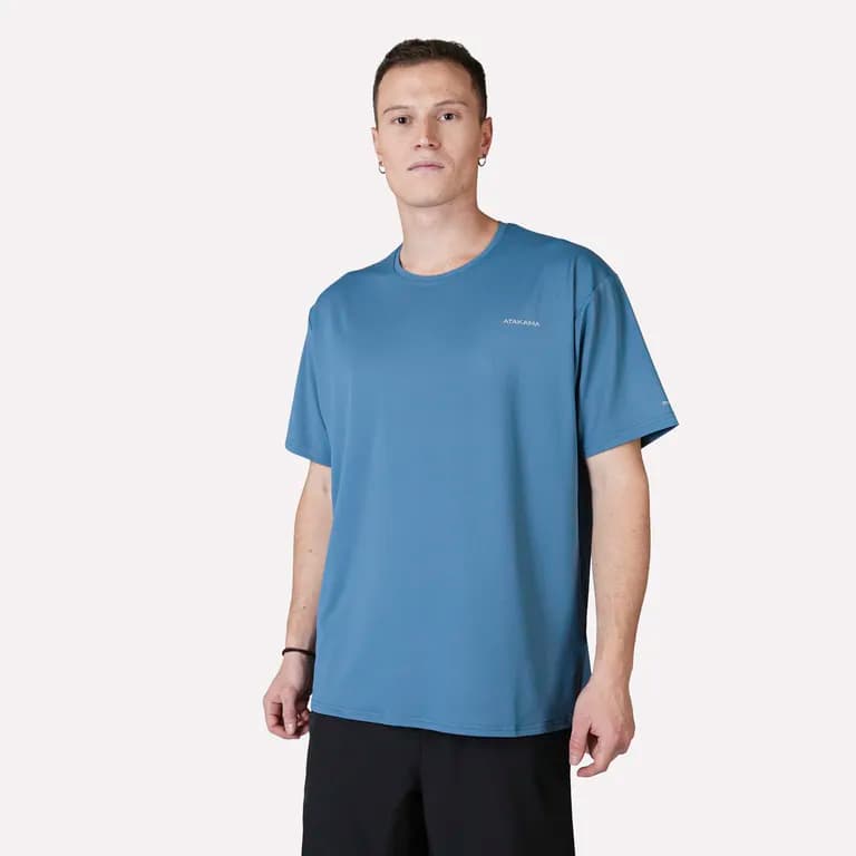 Polera Deportiva Hombre Dinamica Dry Core Azul L