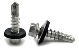 Tornillo Cabeza Hexagonal Cg Punta Broca 10 x1  100un