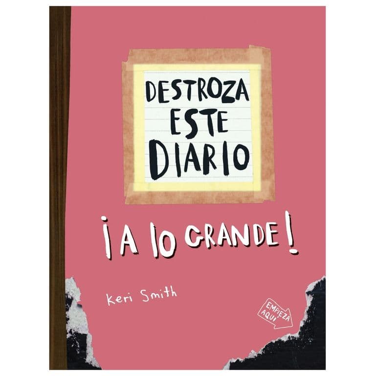 DESTROZA ESTE DIARIO A LO GRANDE - NARANJA FLUOR TAPA BLANDA - KERI SMITH - LIBRO