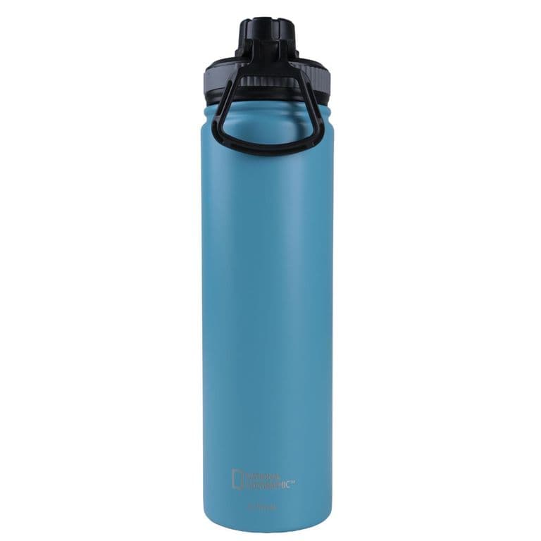 Botella Metalica Termica Boca Angosta 750ml Celeste