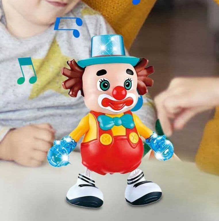 Robot payaso con luz y sonido
