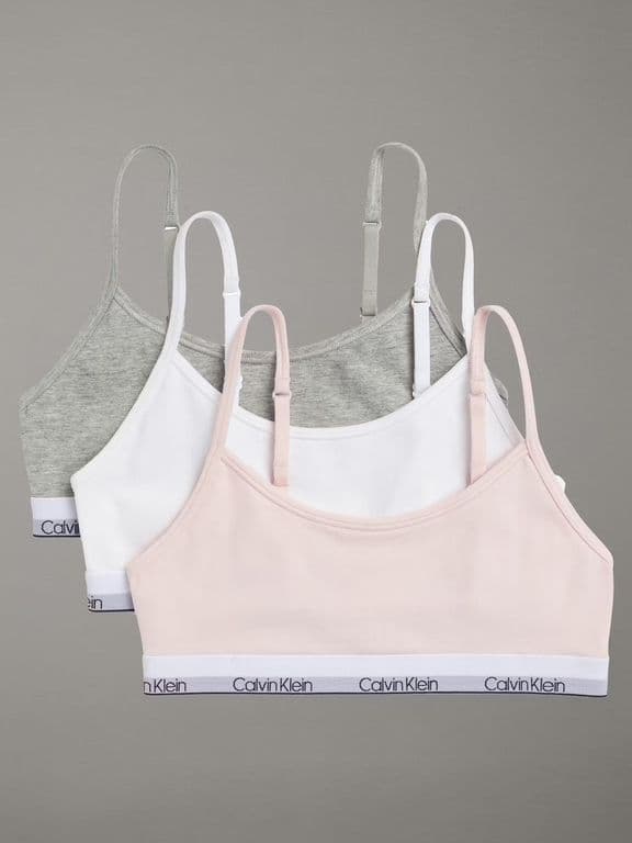 Pack 3 Cropped Bralettes para Nina Multicolor Multicolor S